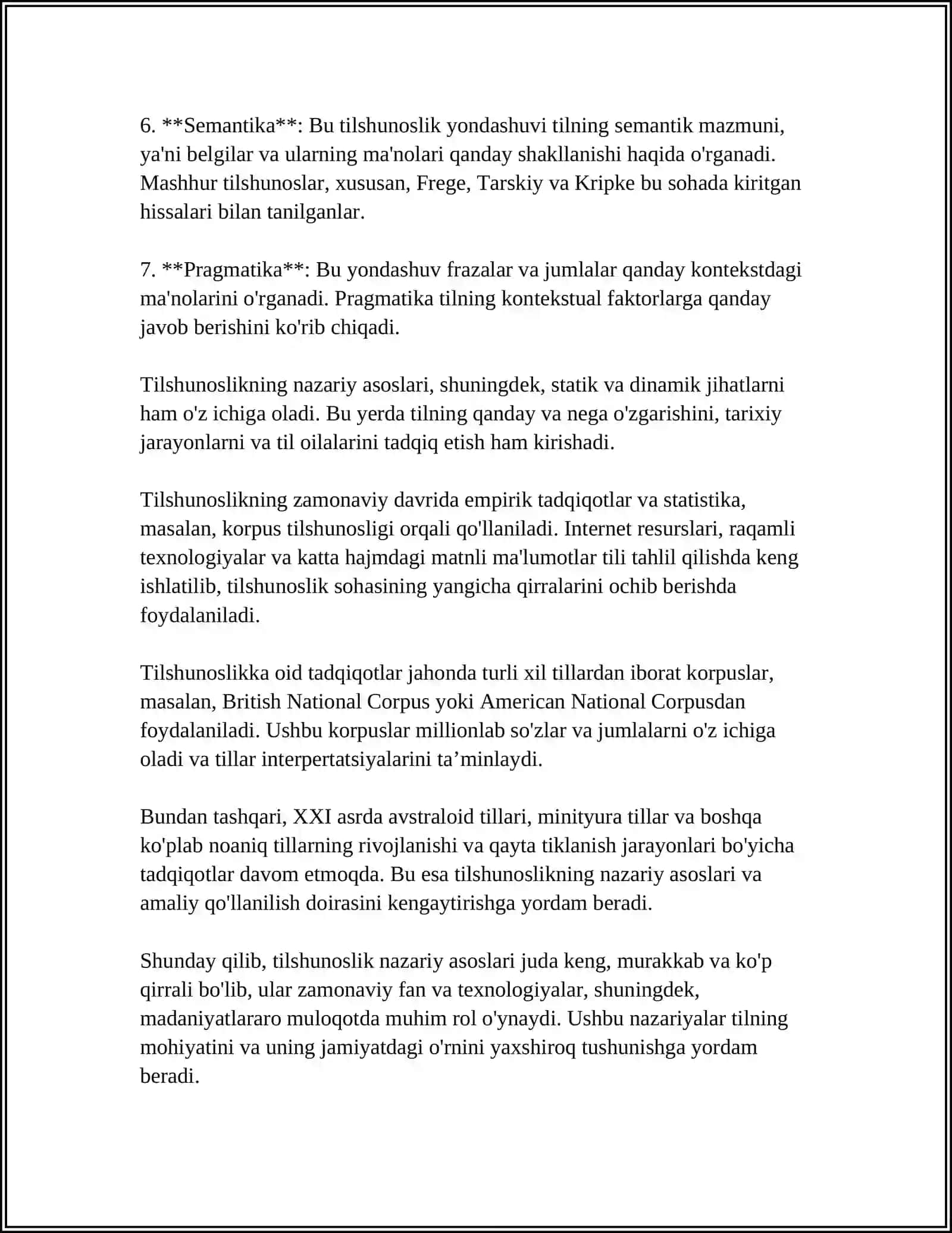 Tilshunoslikning nazariy asoslari 4