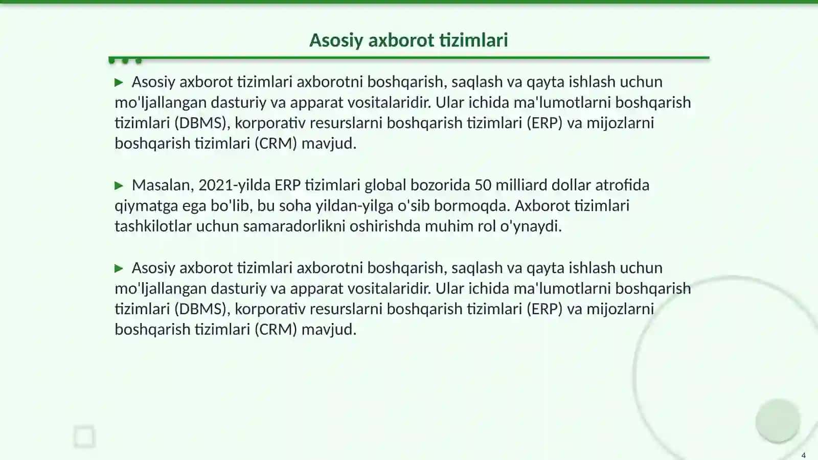 Axborot texnologiyalarining infratuzilmasi 4