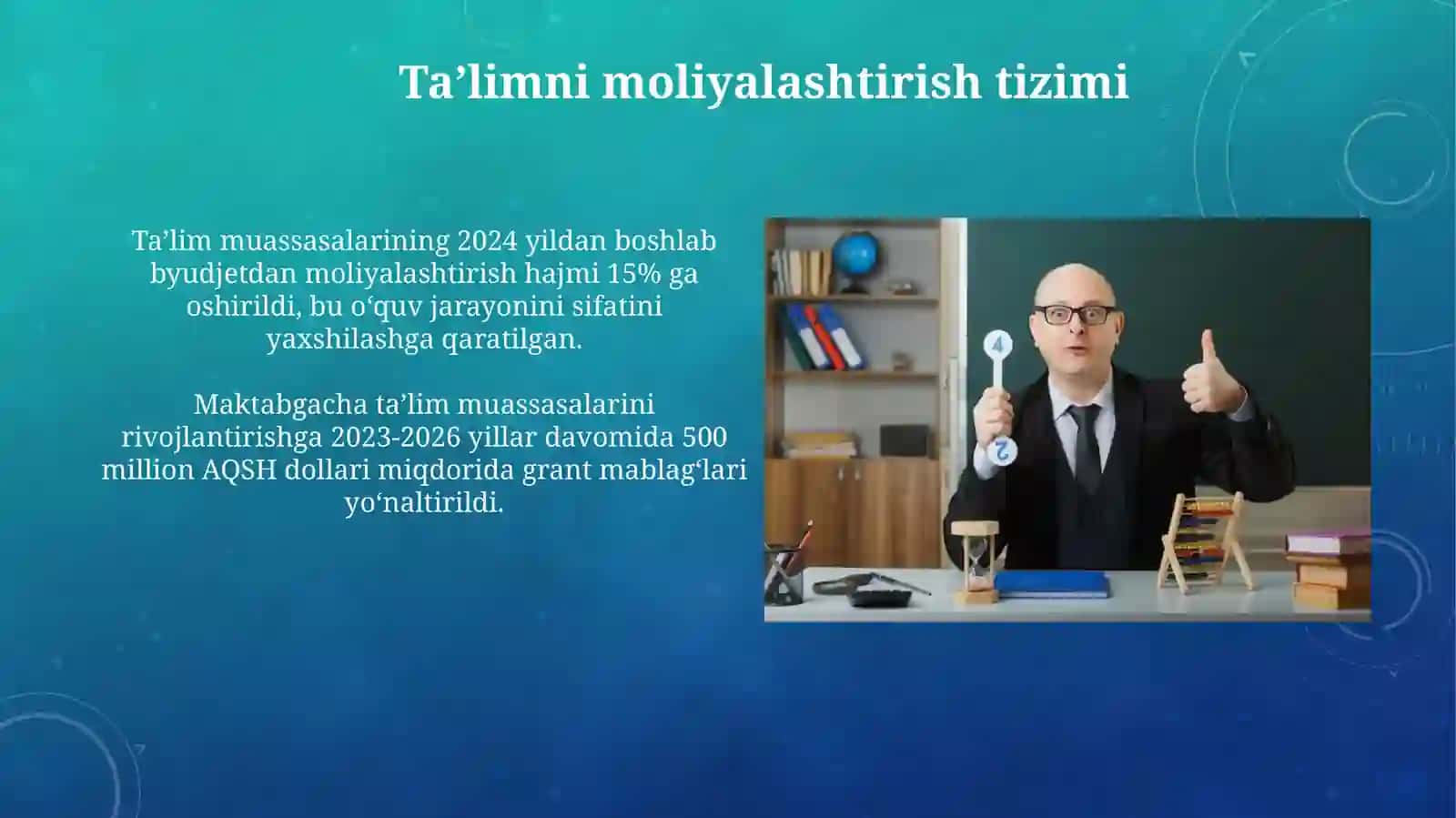 Taʼlim islohotlarining natijalari va istiqbollari 4