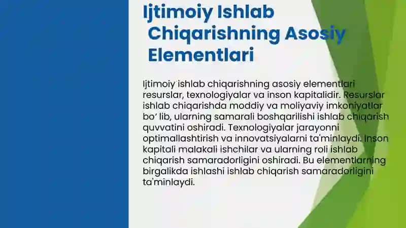 Ijtimoiy Ishlab Chiqarish Tushunchasi 4