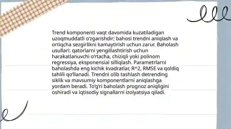 Dinamik qatorlar va ularning o‘rganilayotgan hodisalarga baho berishdagi ahamiyati 4