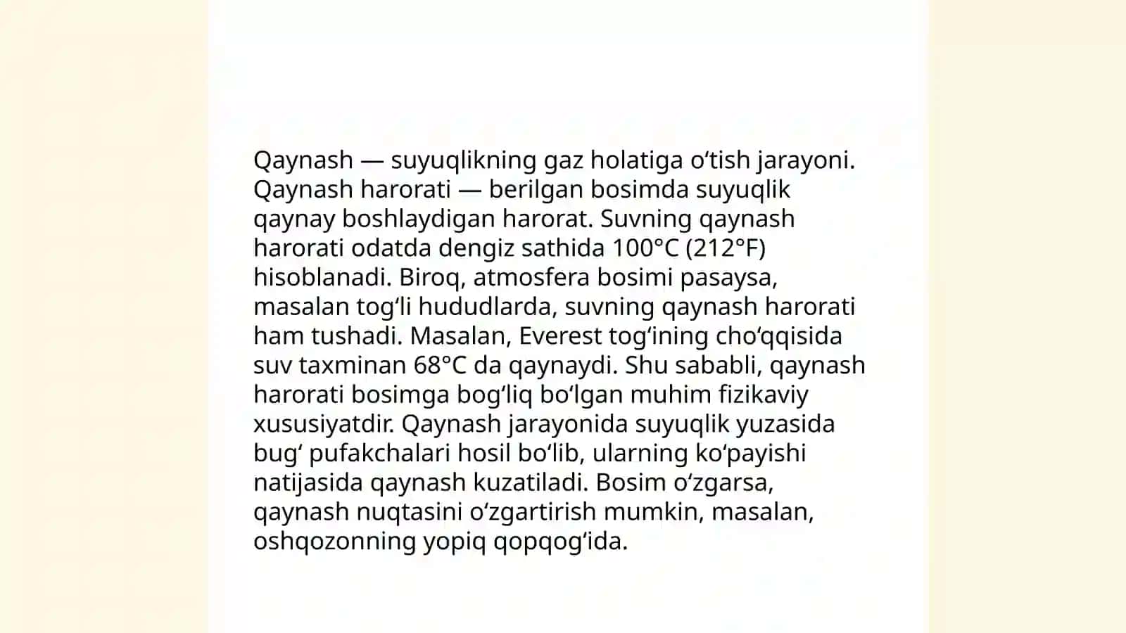 Orta umumtalim maktablarida Qaynash mavzusini oqitish metodikasi 4