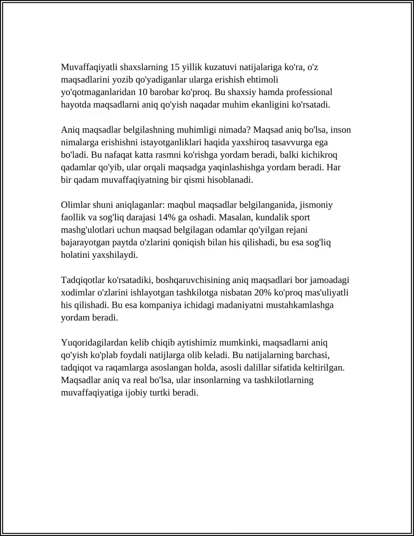 BIZNESDAGI MUVAFFAQIYAT PSIXOLOGIYASI 4