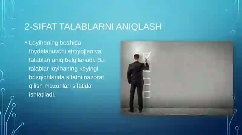 Axborot tizimlarini loyihalashtirish Sifat va Effektivlik 4