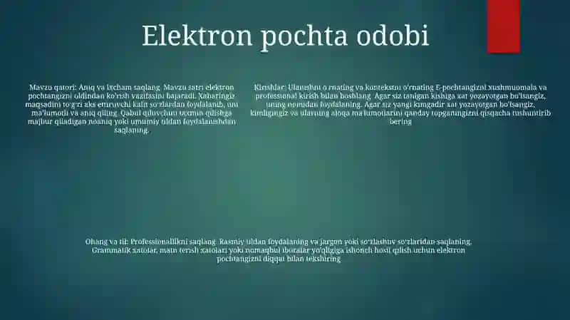 Tarmoq Odob Axloqi 4