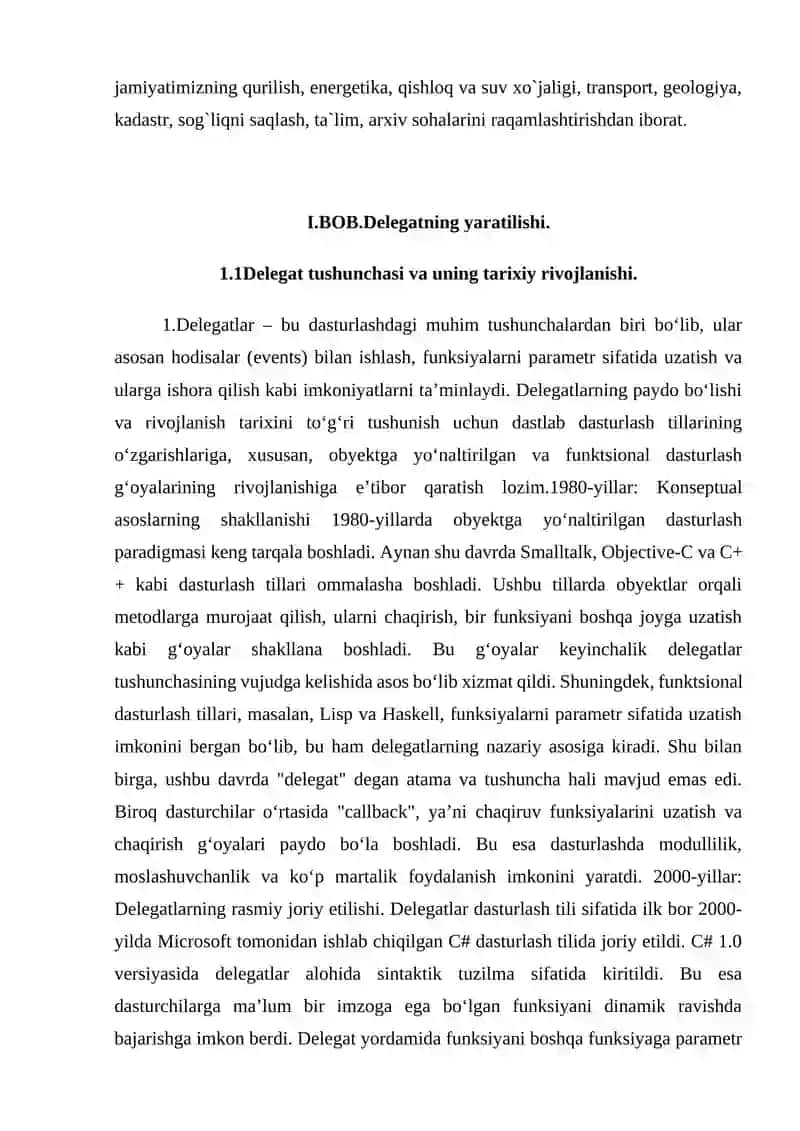 "Delegat yordamoda oddiy matematik amallarni bajarish" 4