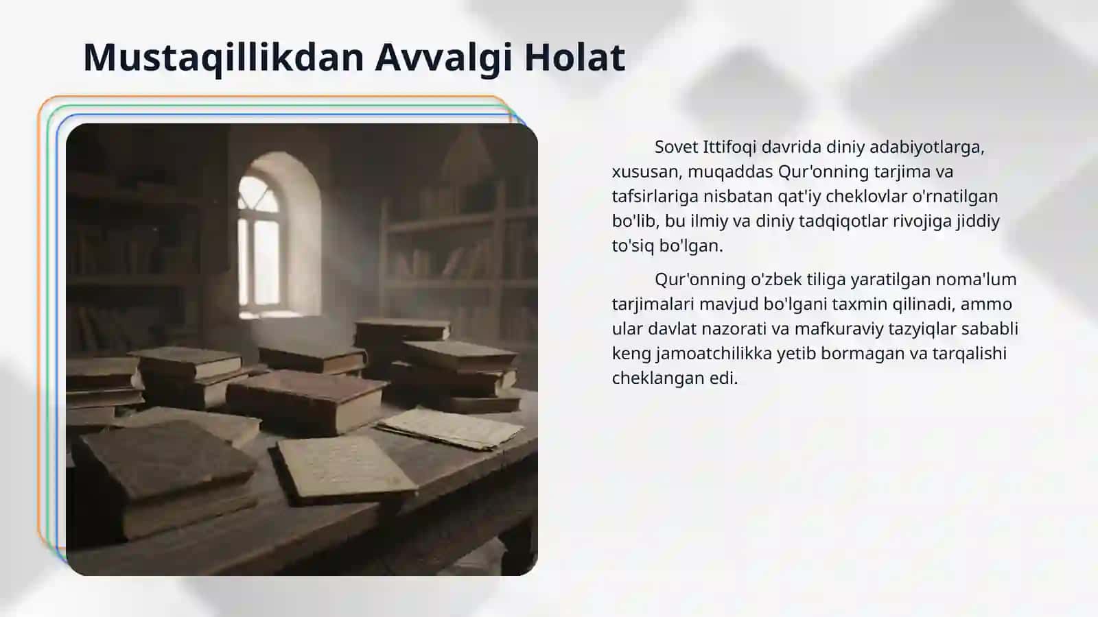 Mustaqillik yillarida Quronning oʻzbek tiliga tarjima qilinishi va tafsivlari. 4