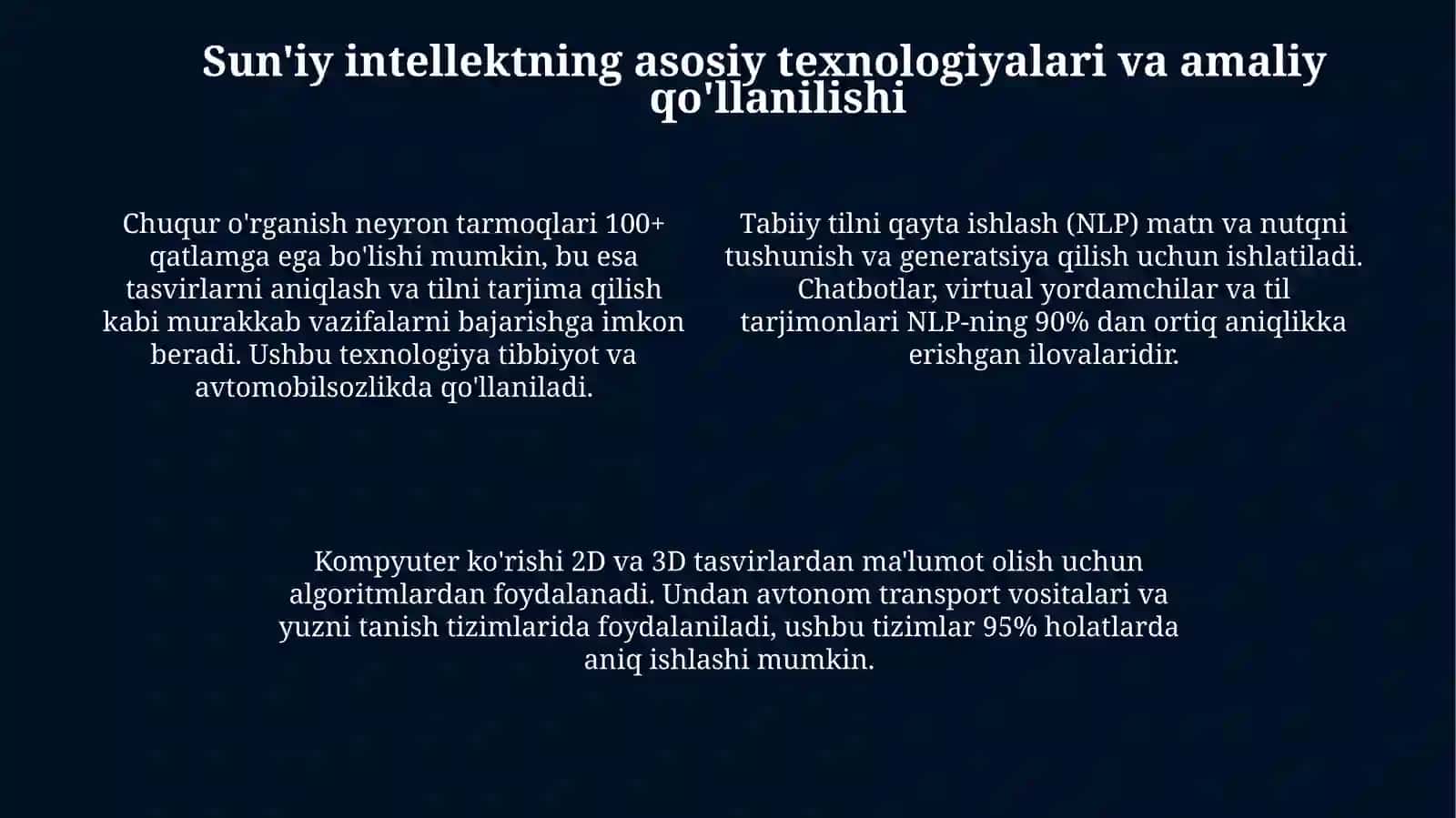 Sun'iy intellektning hozirgi holati va kelajagi 4