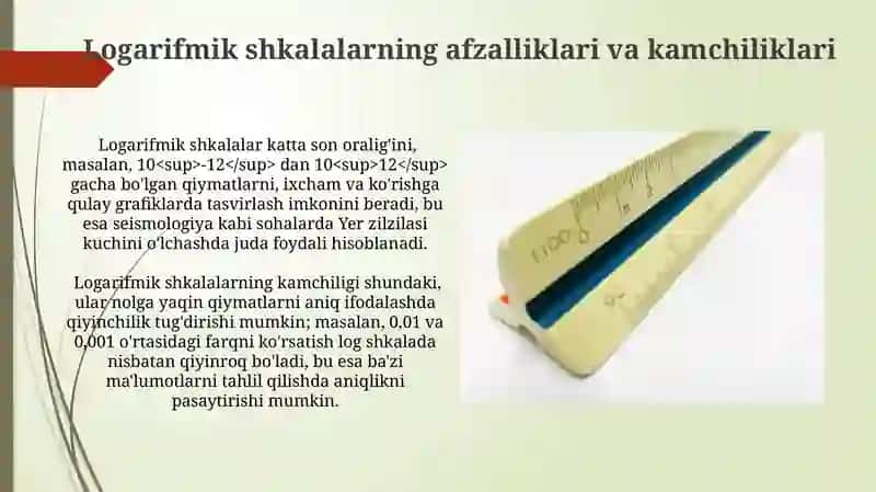 Logarifmik kattaliklar 4