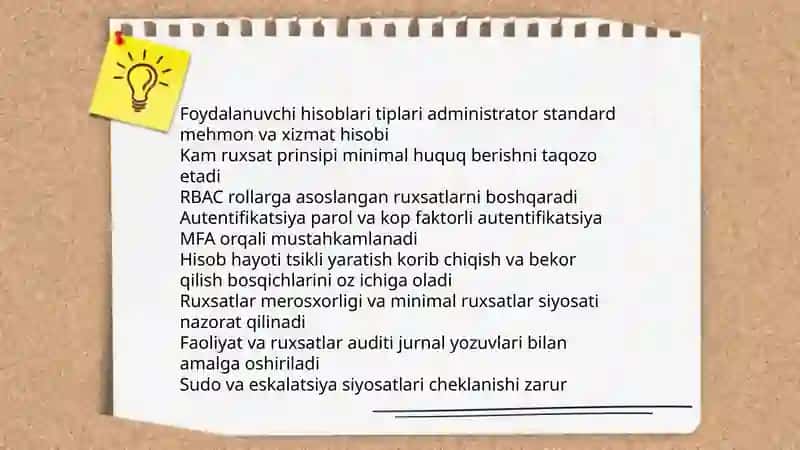 Operatsion tizimlarda xavfsizlik masalalari 4