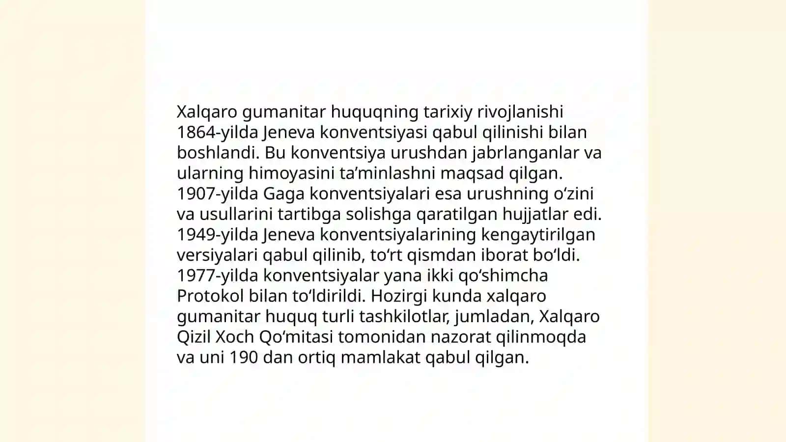 Xalqaro gumanitar huquq” tushunchasi 4
