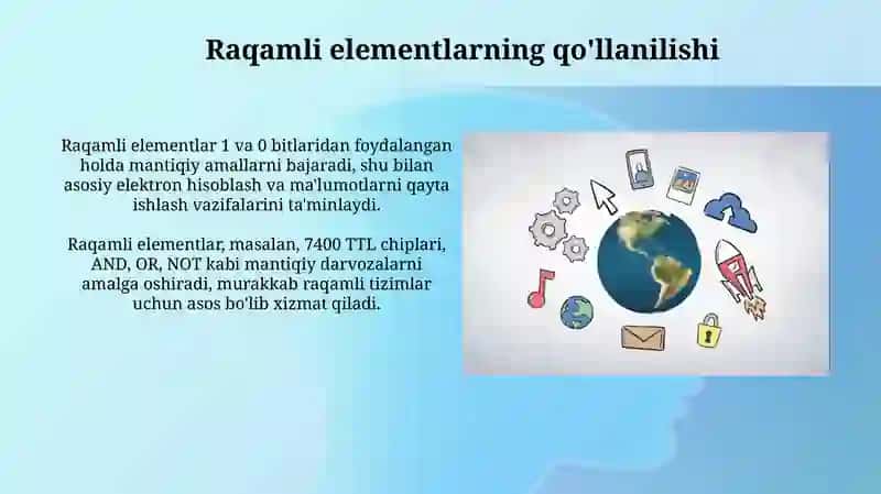 Raqamli elementlar haqida umumiy tushunchalar 4