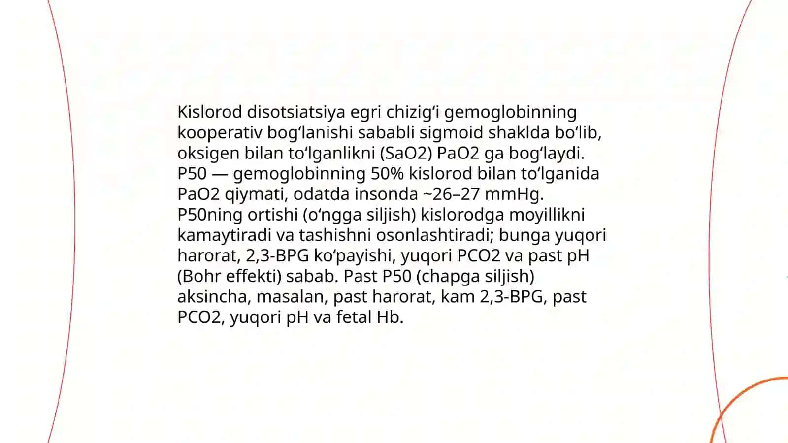 Qonda kislorod va karbonat angidrid tashilish biokimyoviy mexanizmi 4