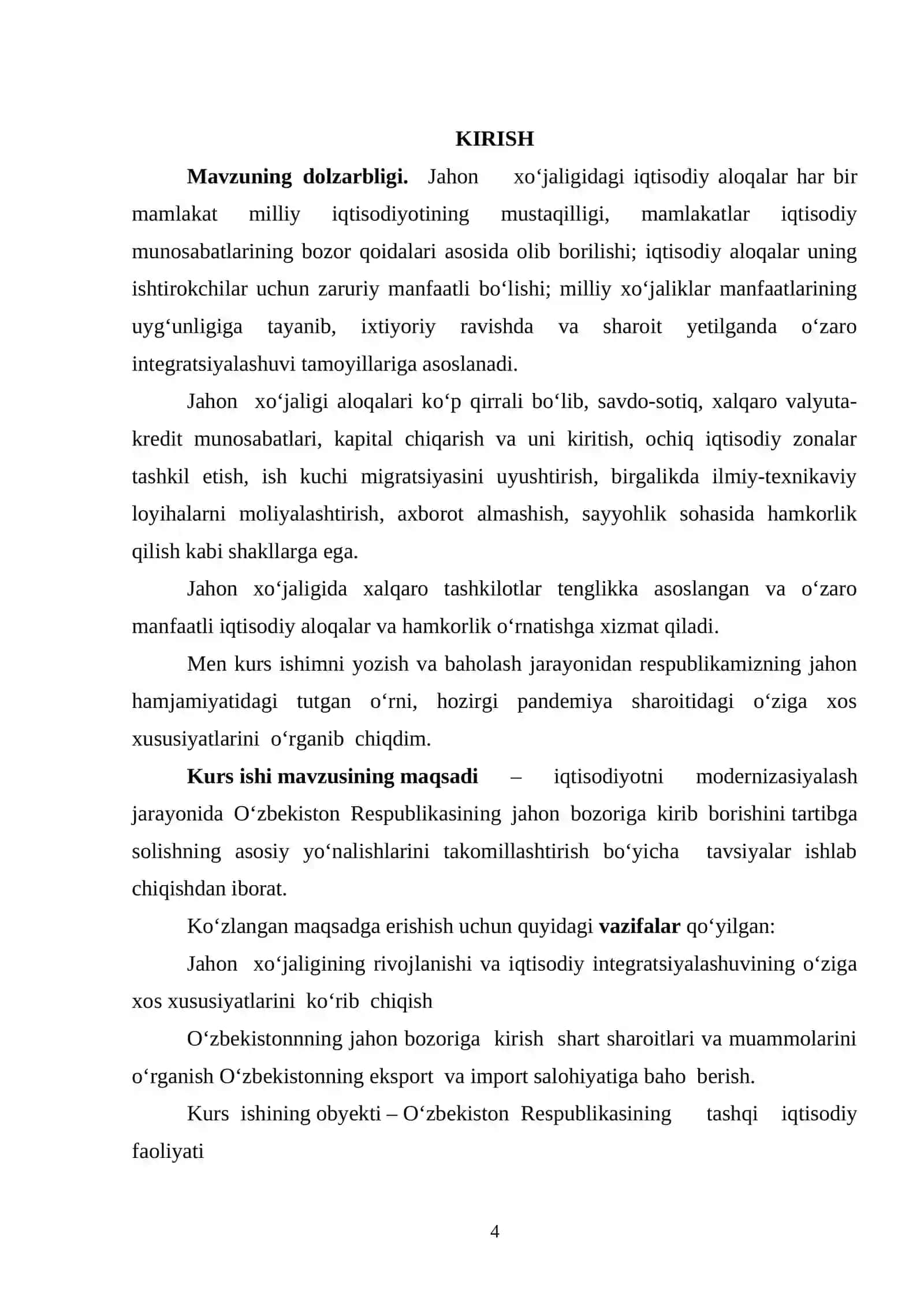 JAHON XOʻJALIGI TARAQQIYOTINING HOZIRGI ZAMON XUSUSIYATLARI 4