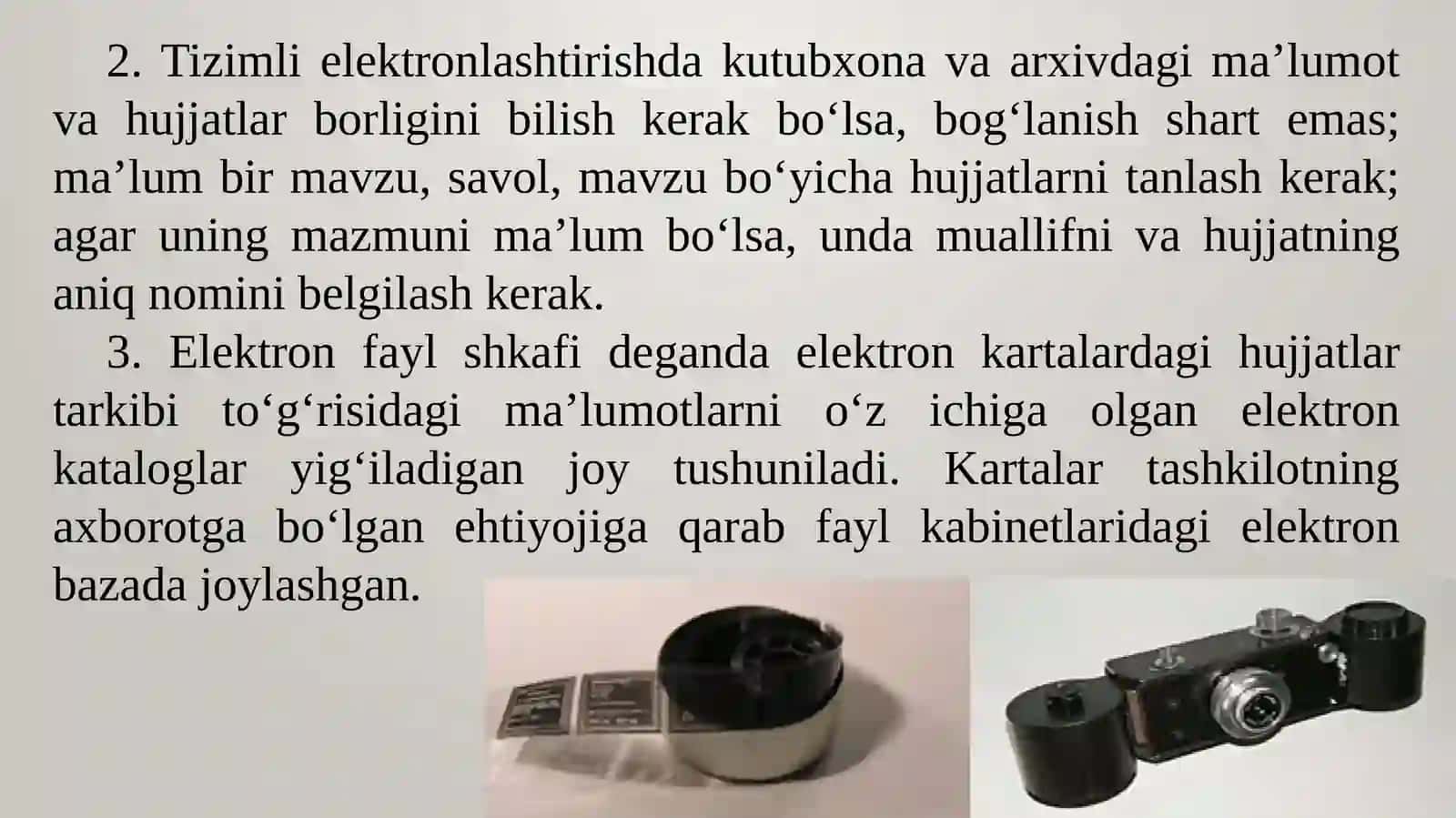 Elektron arxiv ilmiy-ma’lumotnoma apparati tizimi 4