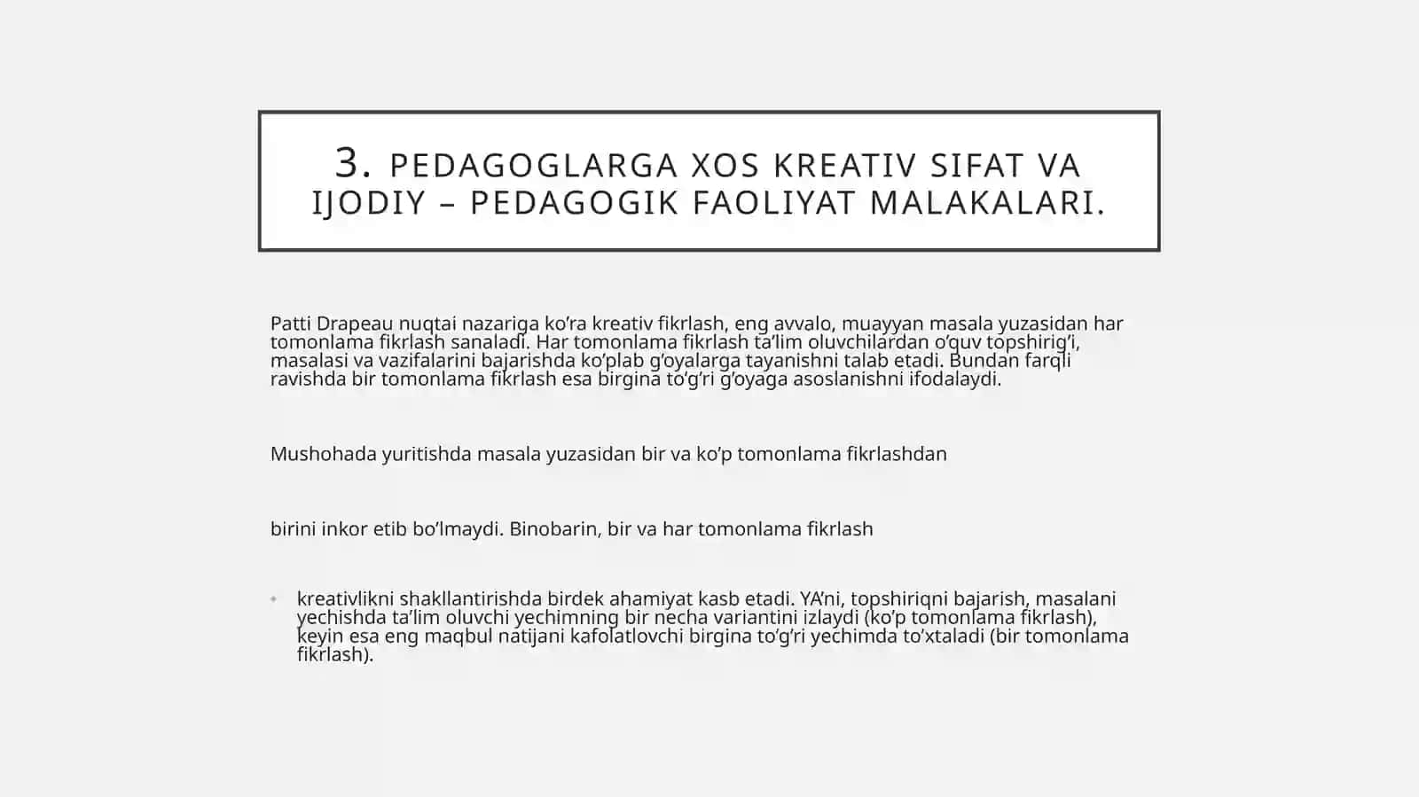 Boʻlajak maktabgacha ta'lim pedagoglarining kreativ qobiliyatlarini rivojlantirish 4