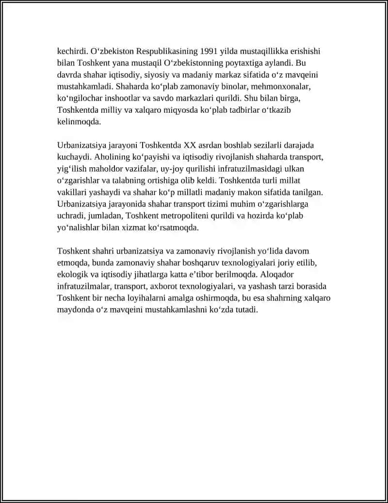 O‘ZBEKISTON SHAHARLARI HAQIDA 4