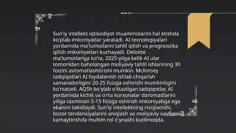 Zamonaviy dasturlash tillarining iqtisodiyotga ta'siri 4