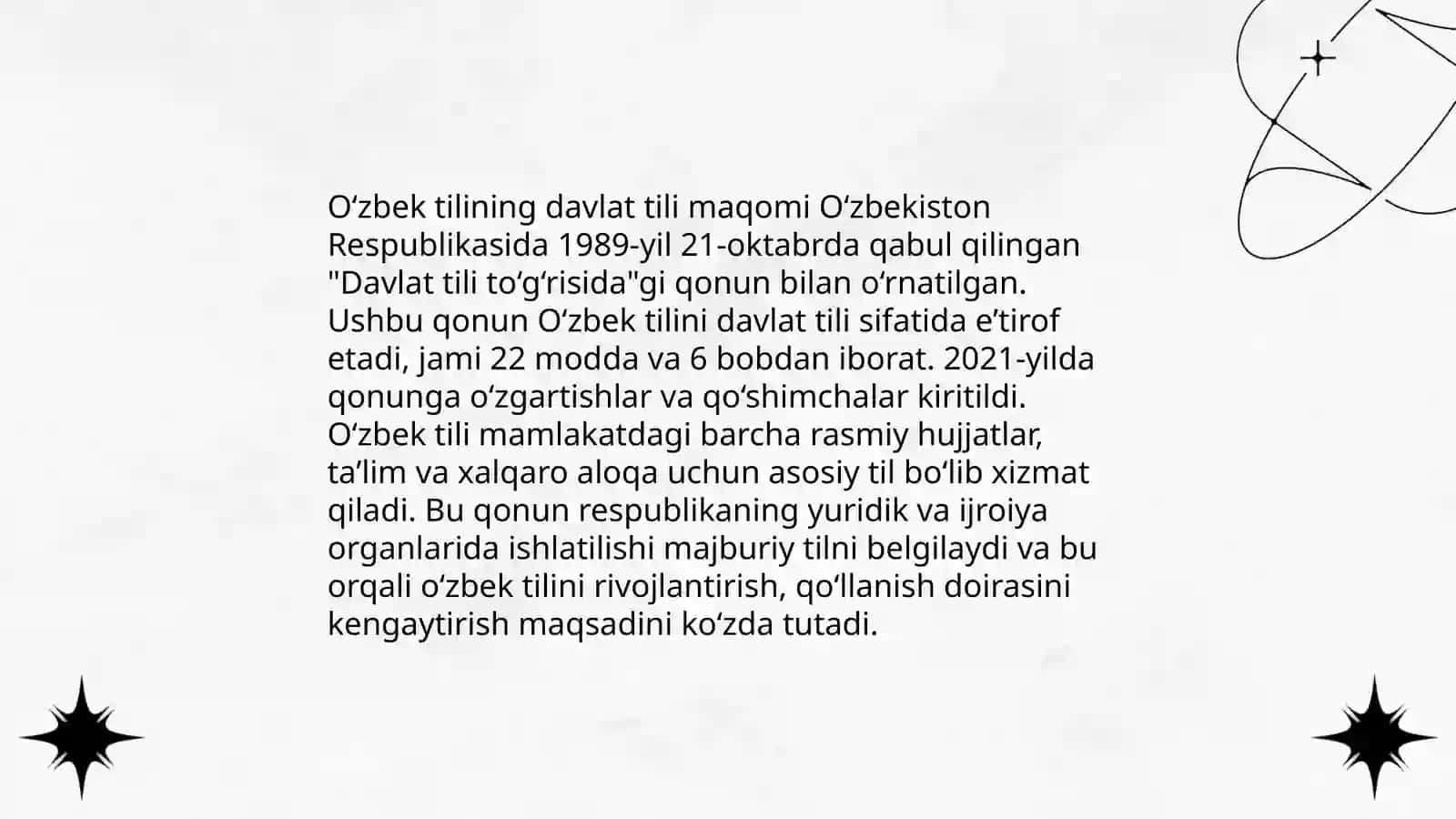 Hujjat tilini ôzbekchalashtirishga qaratilgan islohotlar 4