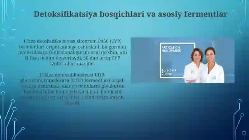 Jigarda gormonlarning zararsizlantirilishi, klinik ahamiyati 4