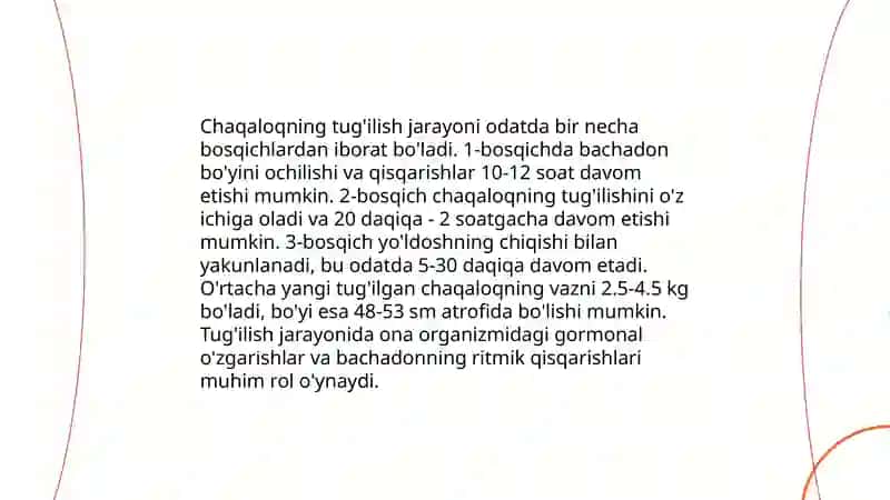 Perinatal davr va chaqaloqlik va goʻdaklik davri 4