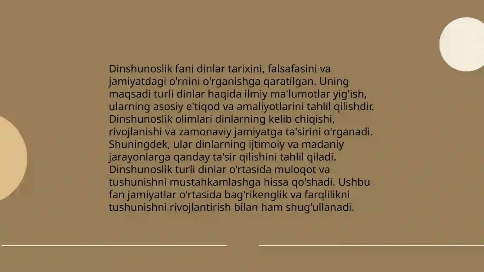 Milliy dinlar tarixi 4
