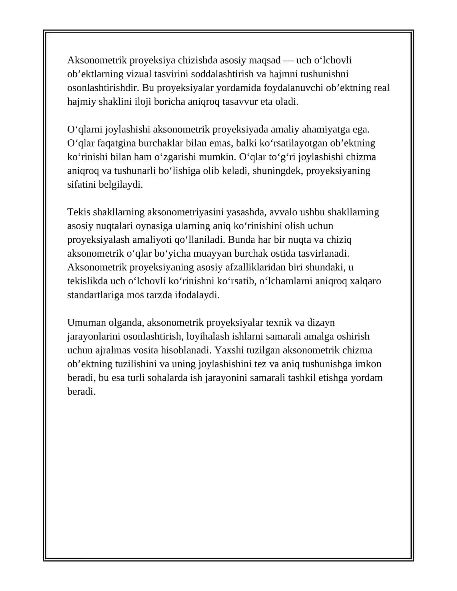 AKSONOMETRIK PROYEKSIYALAR 4