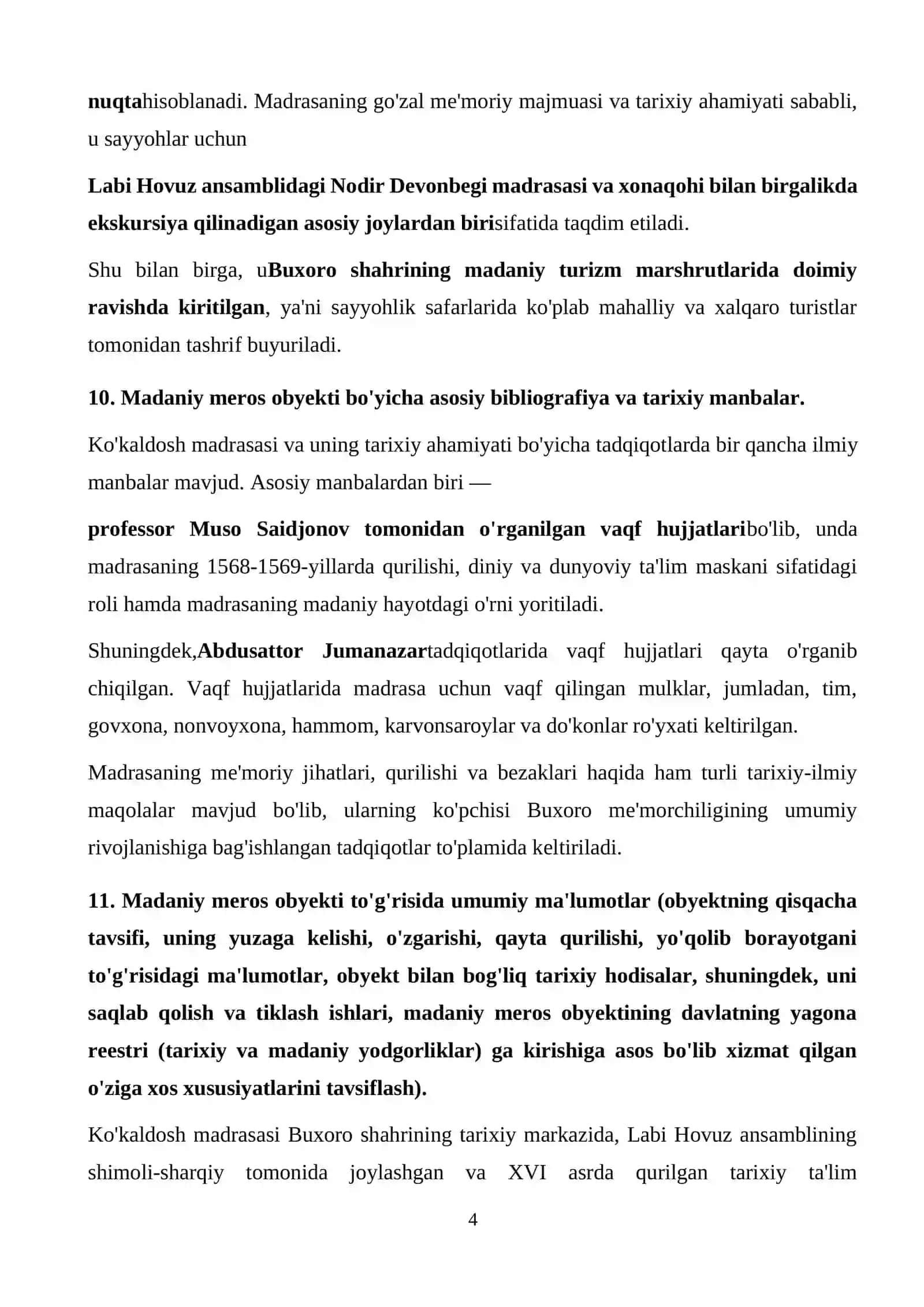 Ko'kaldosh madrasasi 4