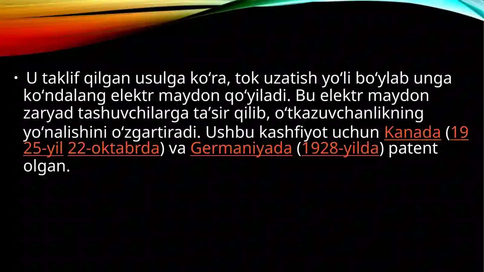MDYA tranzistorlari kanali 4
