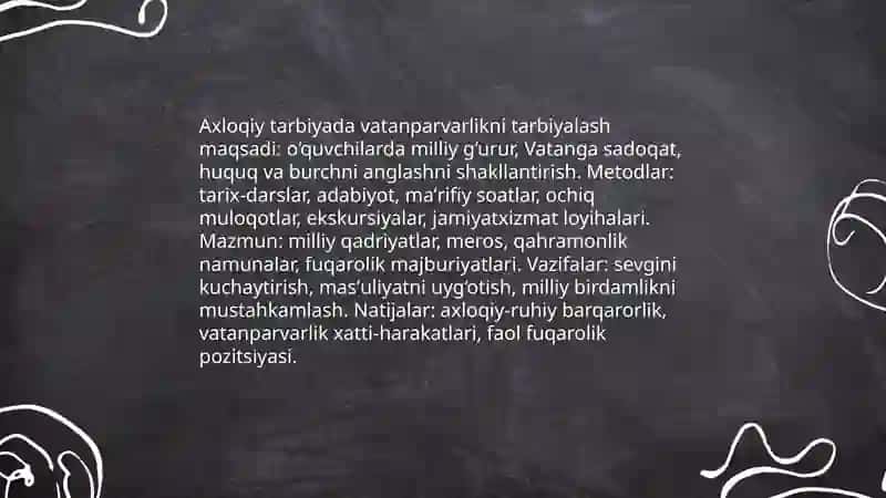 Oʻquvchilarni maʼnaviy-axloqiy tarbiyalash 4