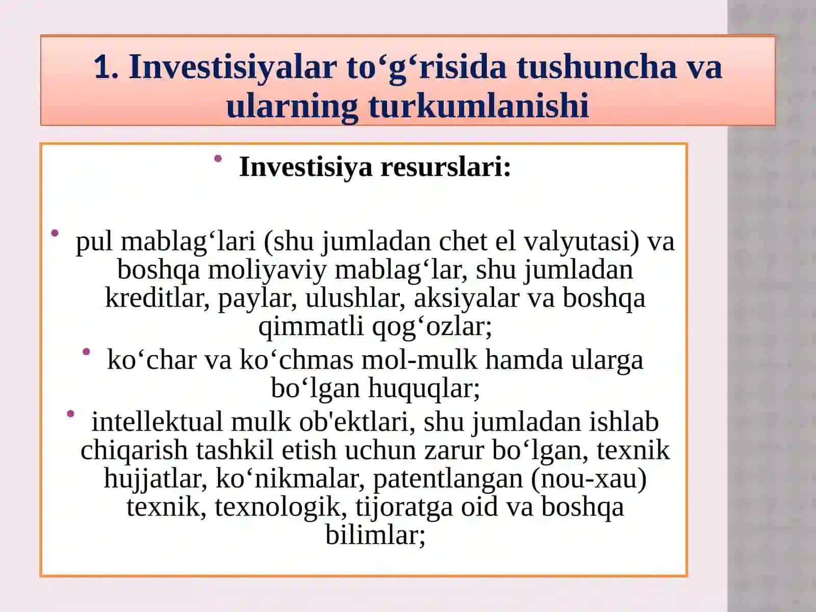 Uzoq muddatli aktivlar hisobi 4