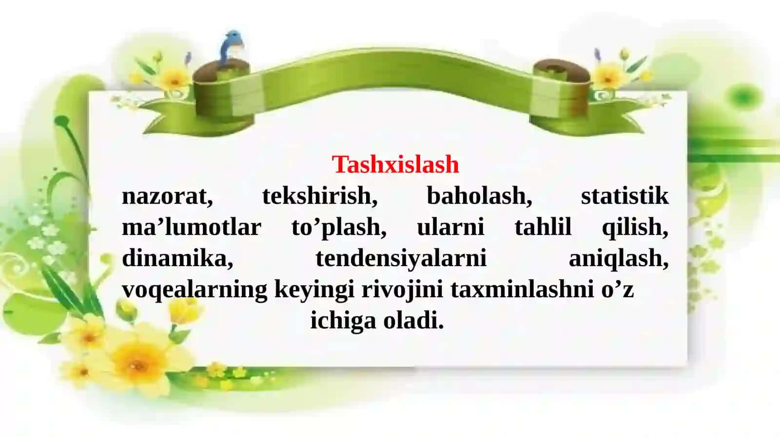 TA’LIMNI TASHXISLASH 4