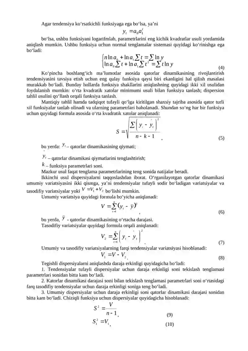Vaqtli qatorlar va ularning turlari 4