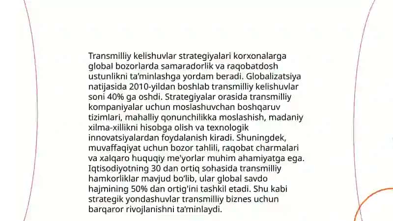 Xalqaro biznes muzokaralarining strategiyalari 4