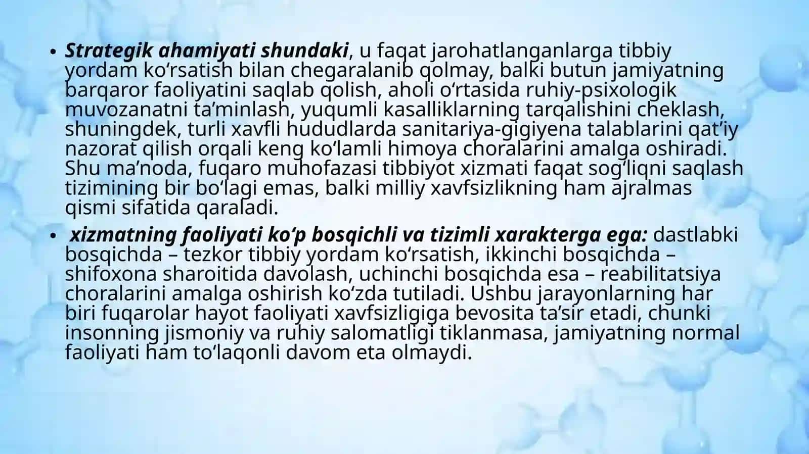 Fuqaromuhofazasitibbiyotxizmati, vazifasi, tashkiliytamoyillar 4