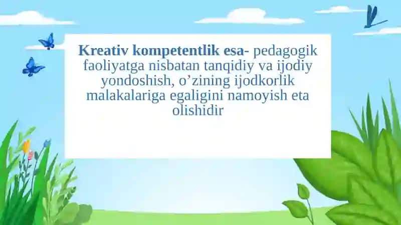 Tarbiyachining faoliyatlar jarayonidagi kreativligi. Yosh avlod tarbiyasida  oilaning o‘rni haqida  mutaffakkirlar ta’limoti. 4