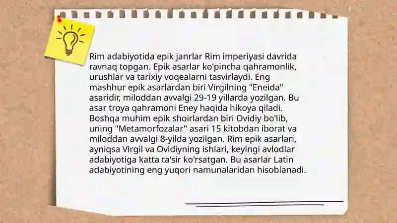 Antik davri Rim adabiyoti 4