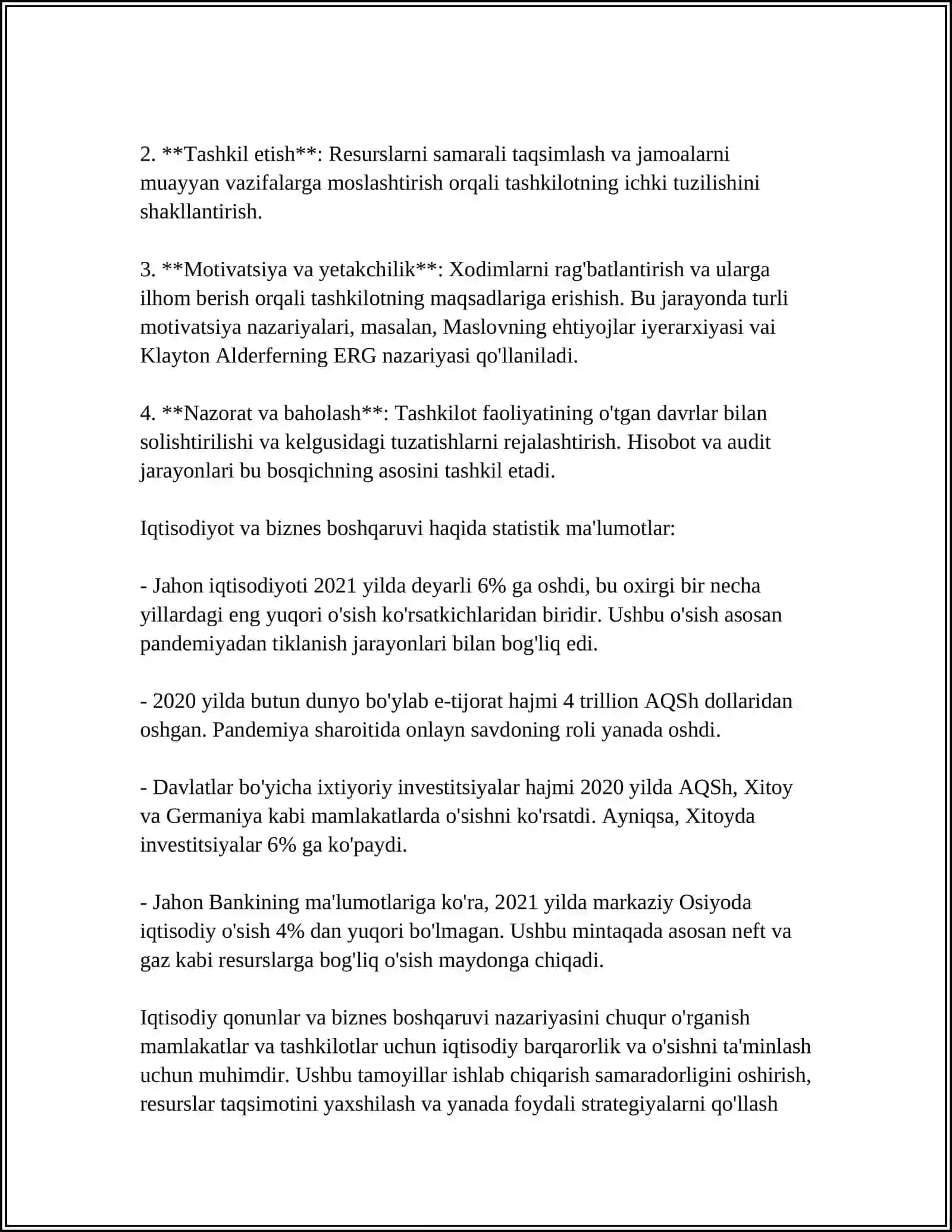 BIZNES BOSHQARUVIDA IQTISODIY QONUNLAR 4
