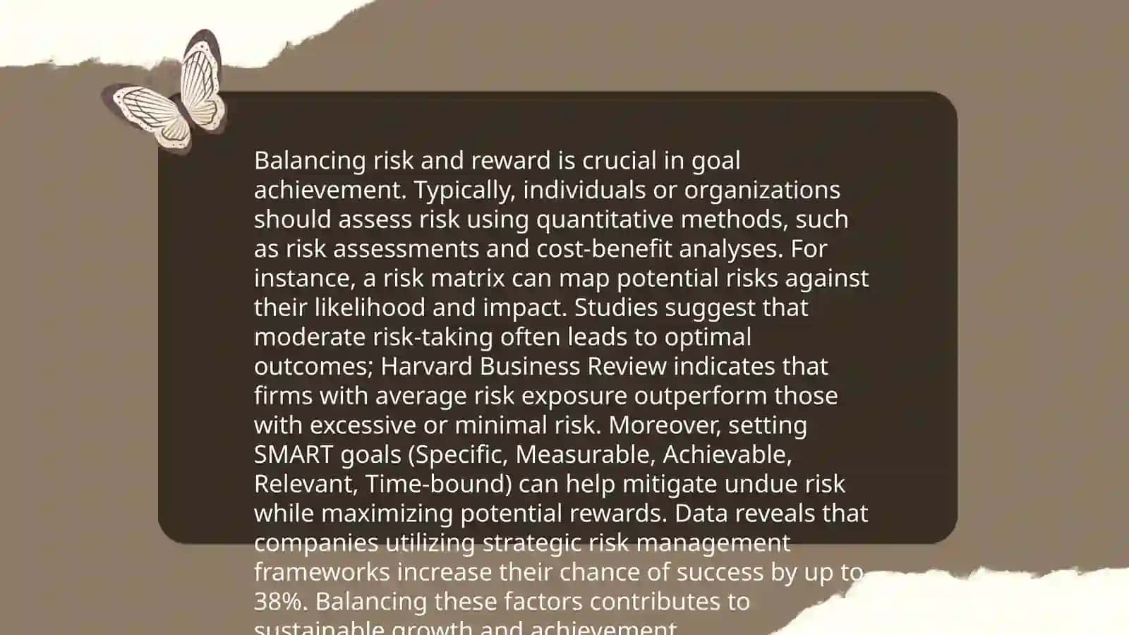 Strategic Risk-taking: enhancing motivation and achieving goals 4