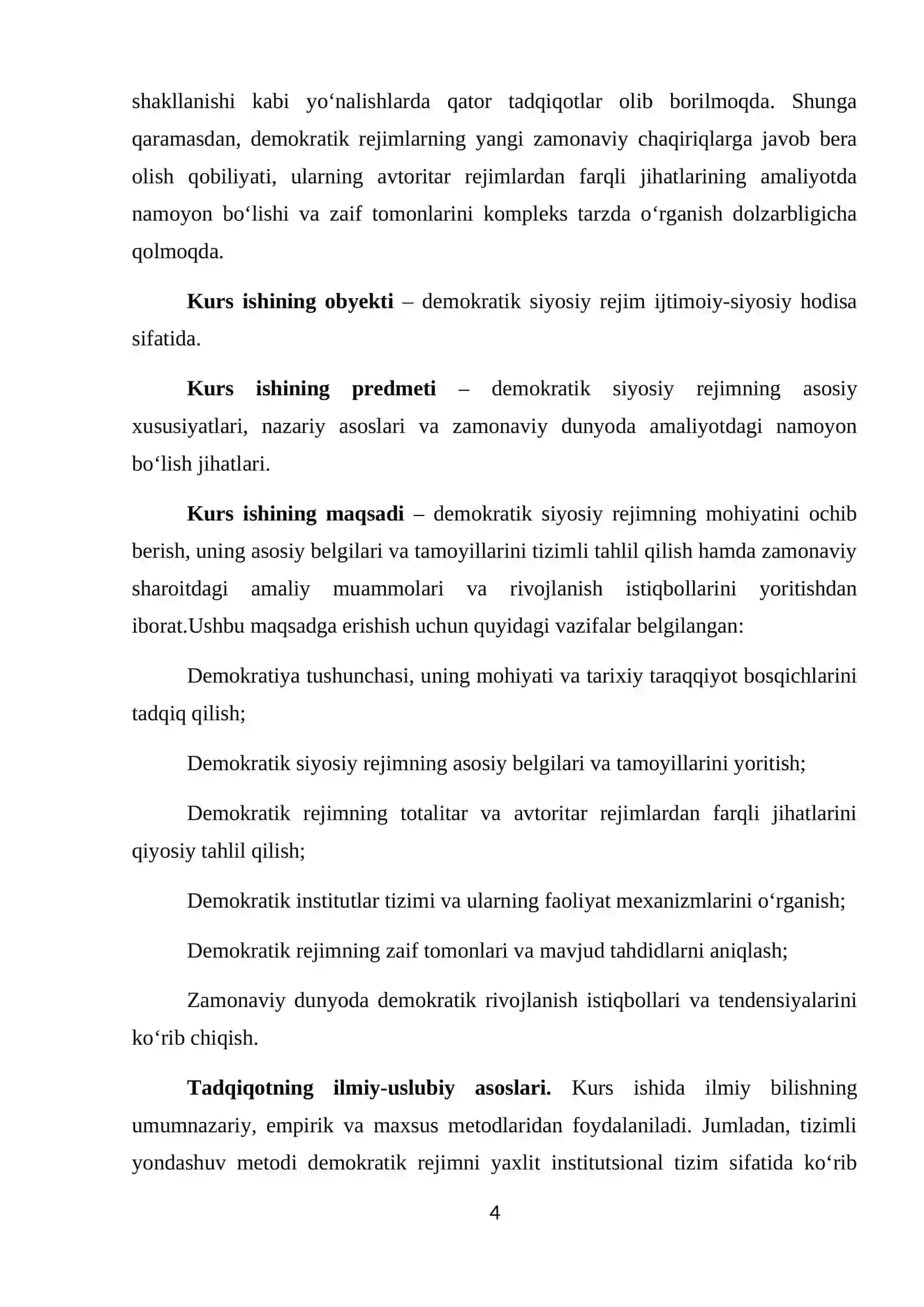 Demokrtik siyosiy rejimning asosiy xususiyatlаri 4