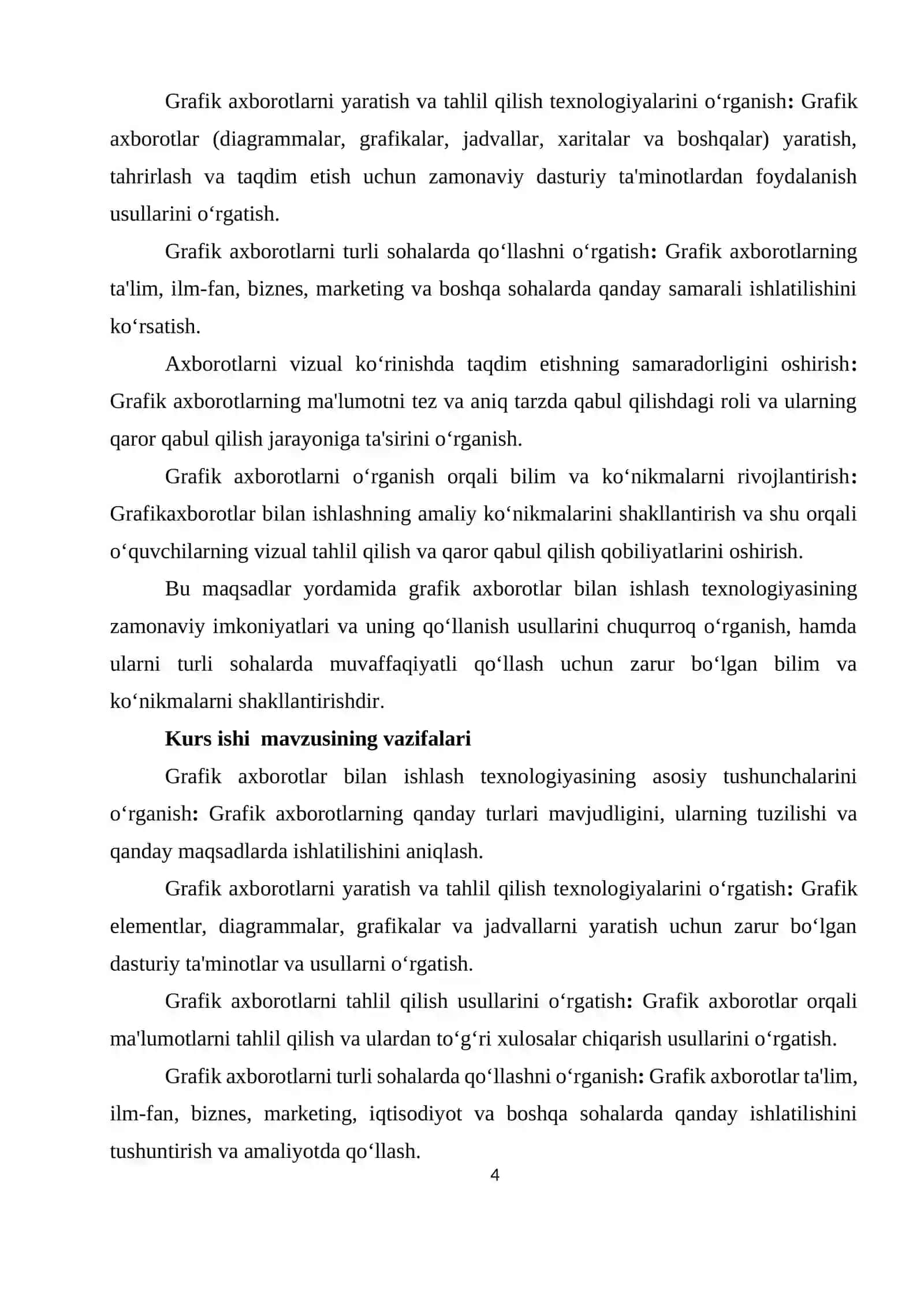 GRAFIK AXBOROTLAR BILAN ISHLASH TEXNOLOGIYASI 4