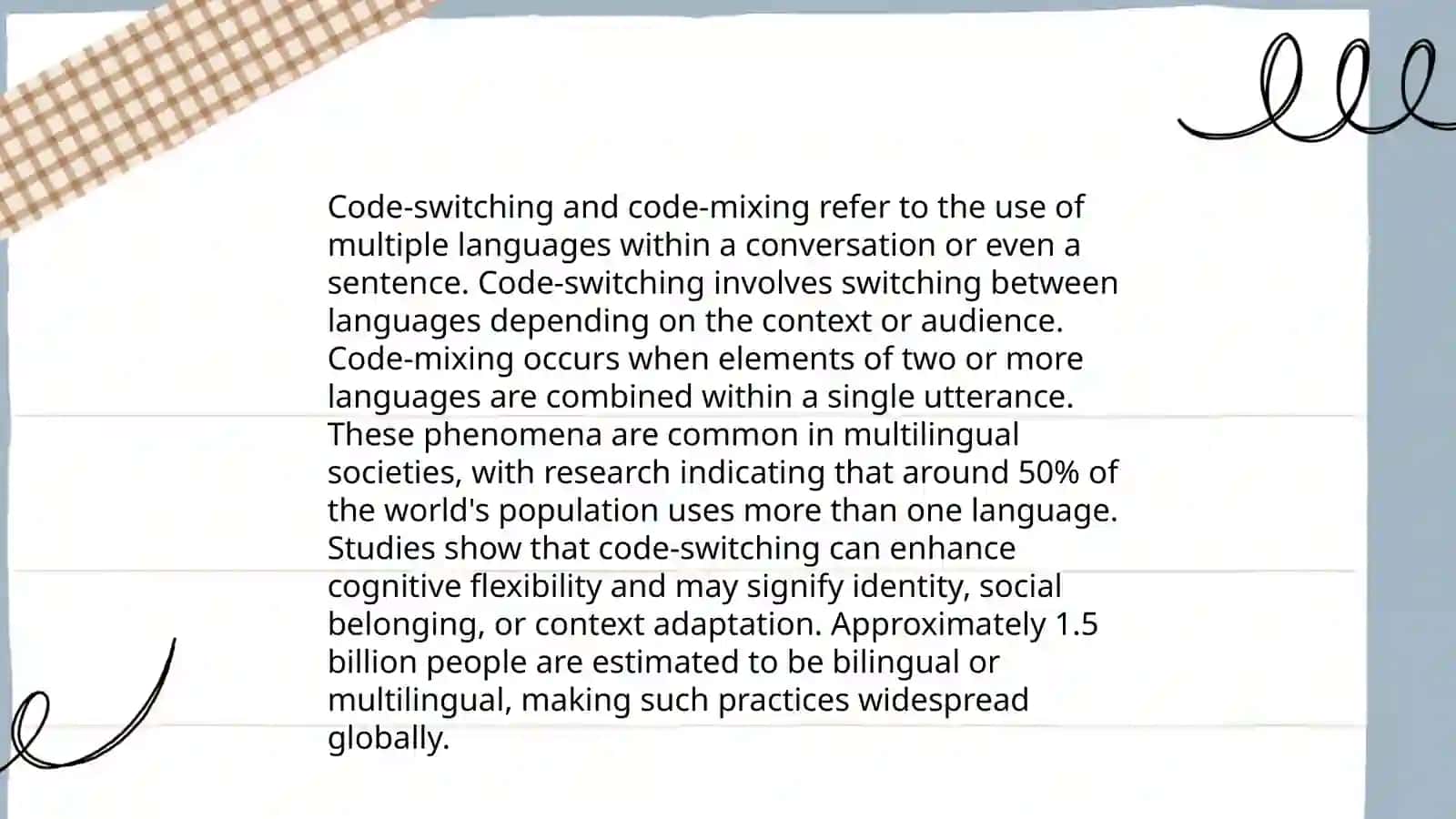 Sociolinguistics 4
