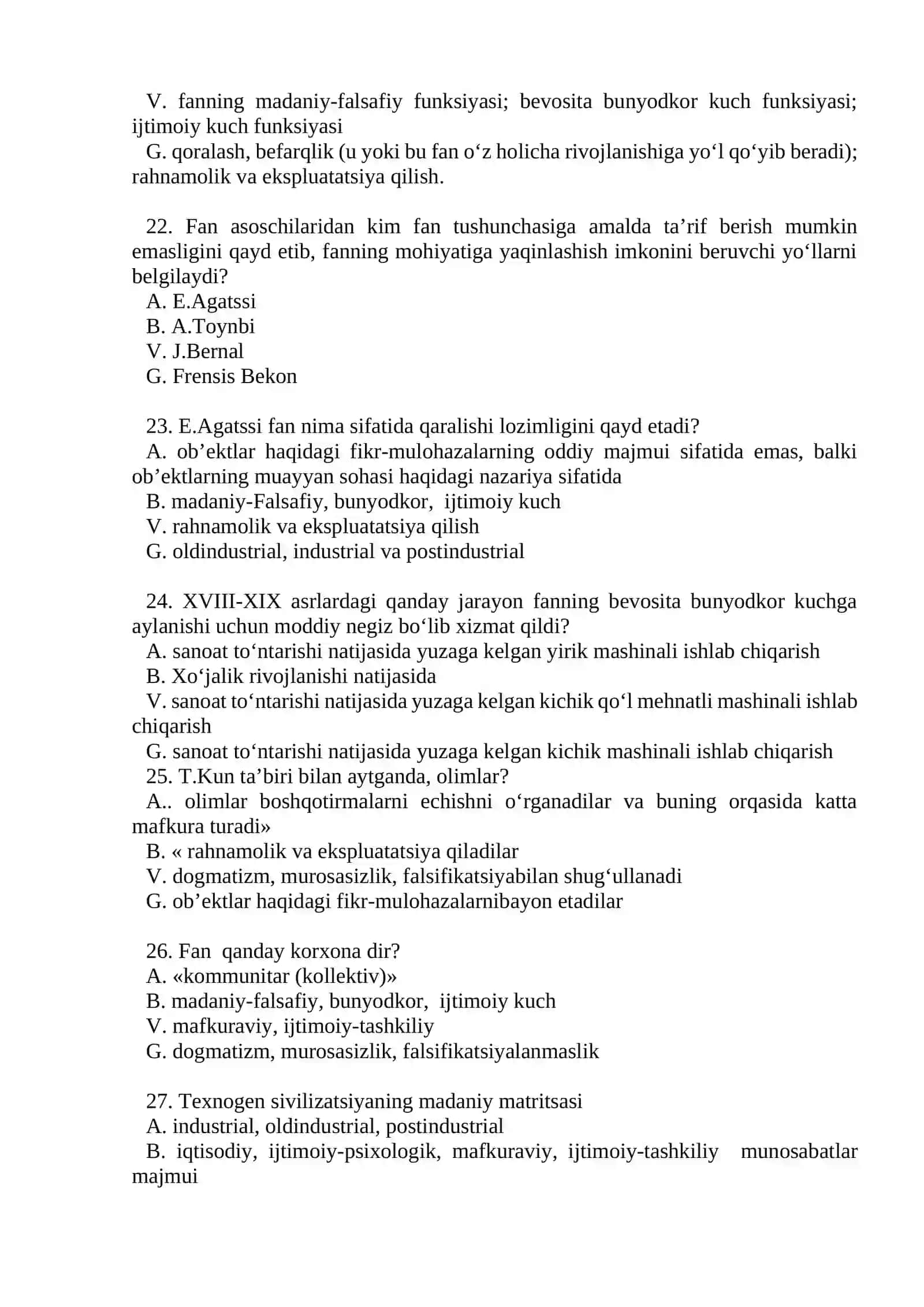 Texnogen rivojlanishning madaniy matritsasi 4