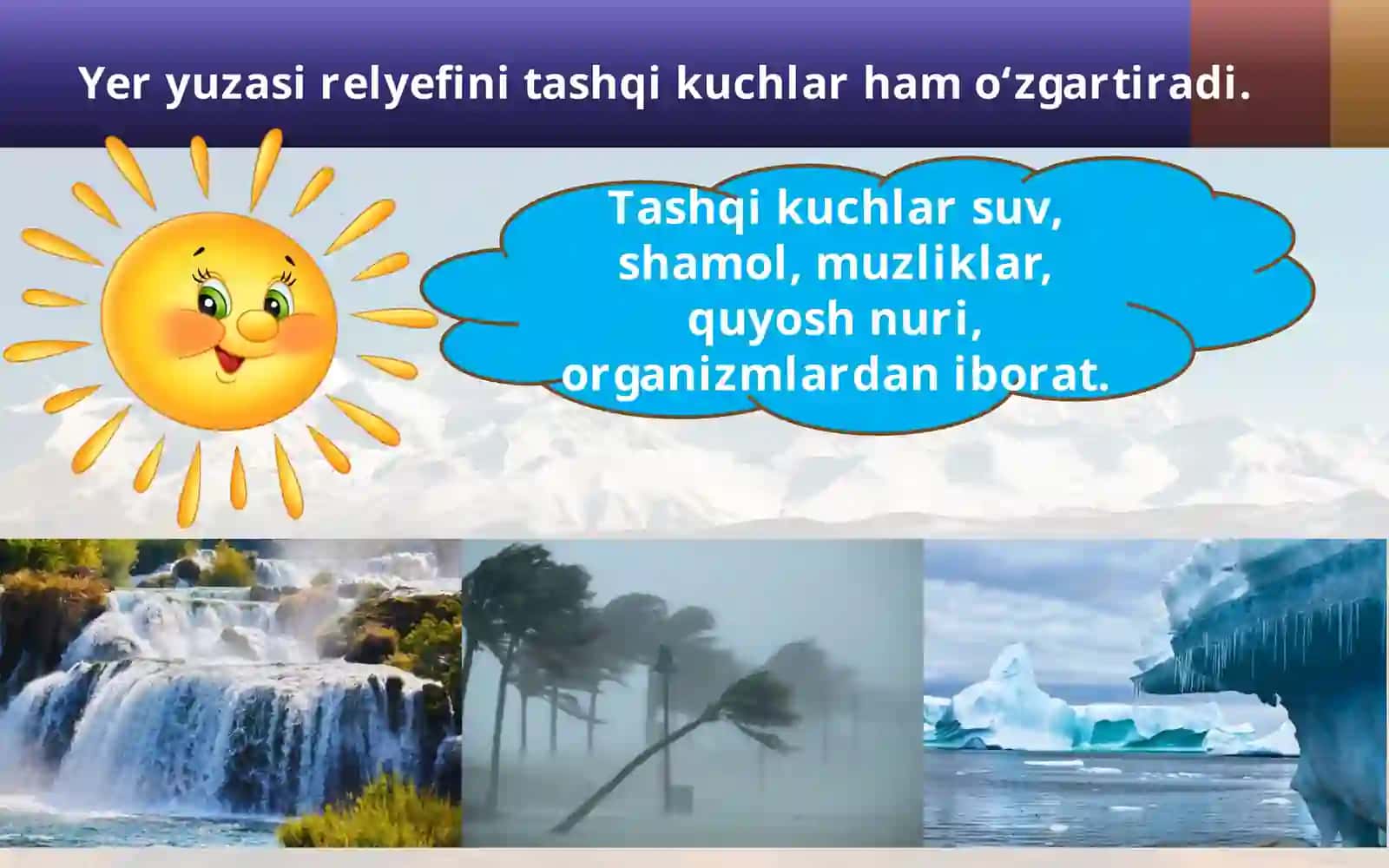Yeryuzasi reliyefining asosiy shakllari 4
