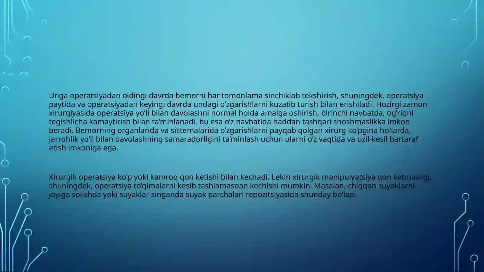 Xirurgik operatsiyalar 4