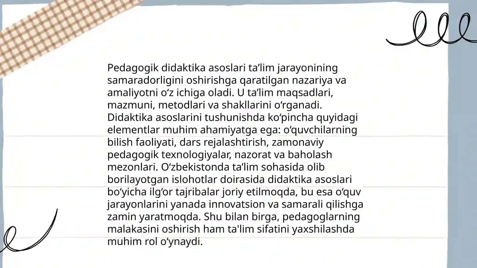 Oʻqituvchilik mahorat 4