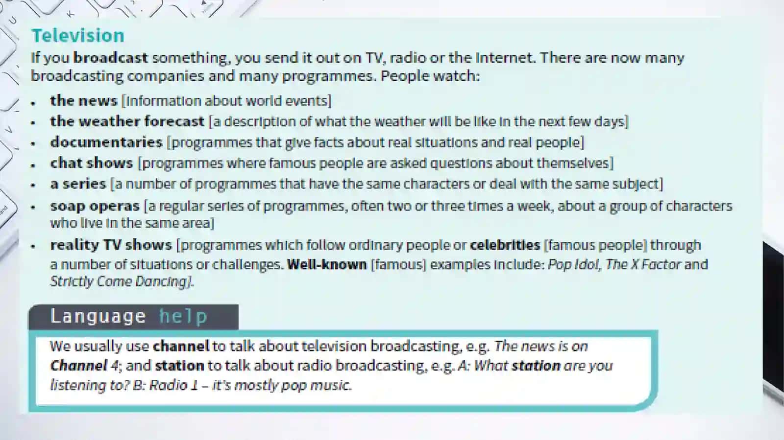 Newspapers & Television 4
