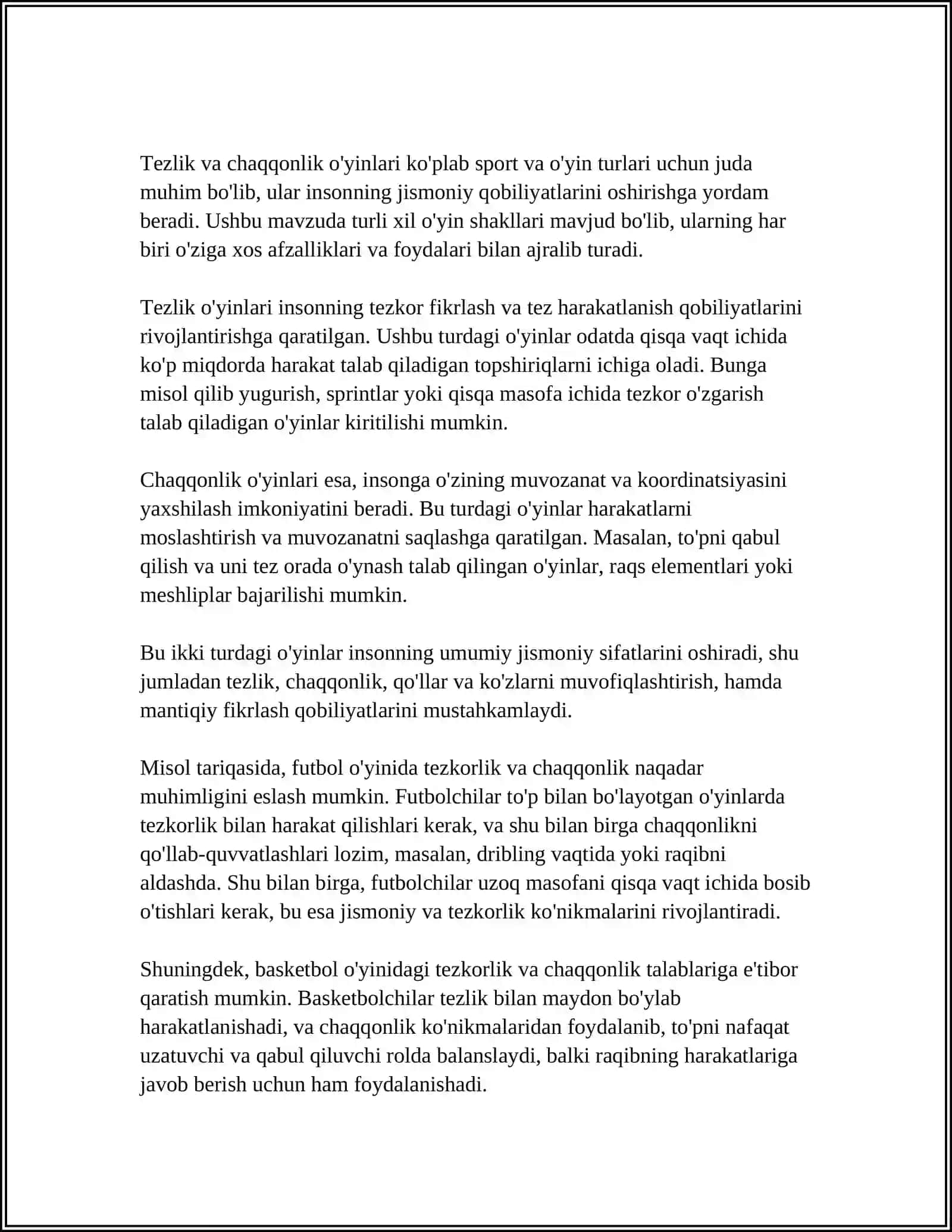HARAKATLI O'YINLAR JISMONIY SIFATLARNI RIVOJLANISHGA DOIR 4