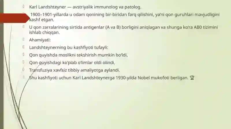 Qon Va qon Ornini Bosadigan Suyuqliklar 4