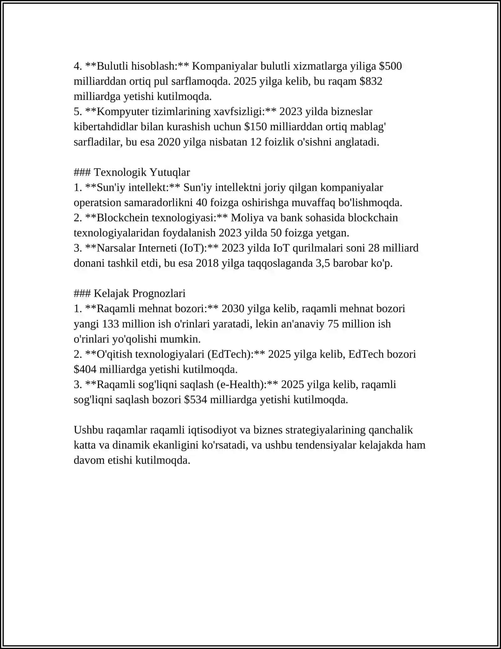 Raqamli Iqtisodiyot va Biznes Strategiyalari 4